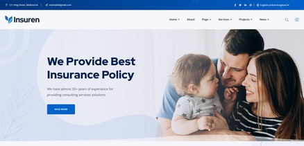 Insuren - Professional Insurance Agency Joomla Template