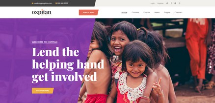 Oxpitan - NGO, Charity and Fundraising Joomla Template