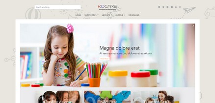 Ol Kidcare  - Joomla Template for Kindergarten Websites