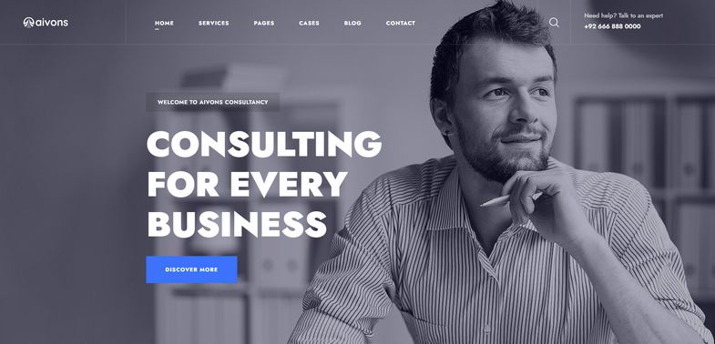 Aivons - Multipurpose Business Consulting & Finance Joomla Template