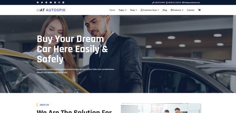 Autospik - Professional eCommerce Car Store Joomla Template