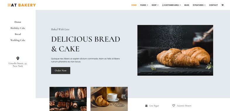 Bakery - Professional Bakery and Bread Store Joomla Template