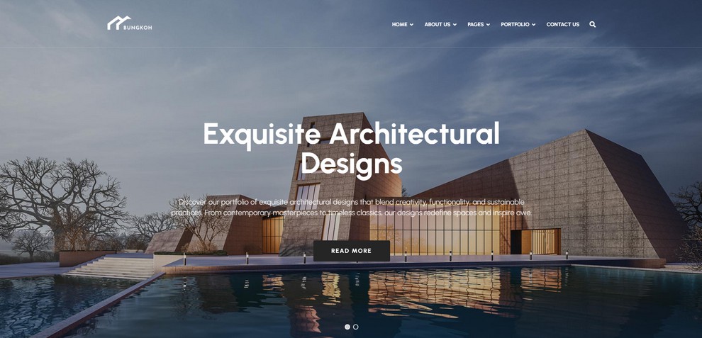 Bungkoh - Joomla Template for Architects and Interior Designers