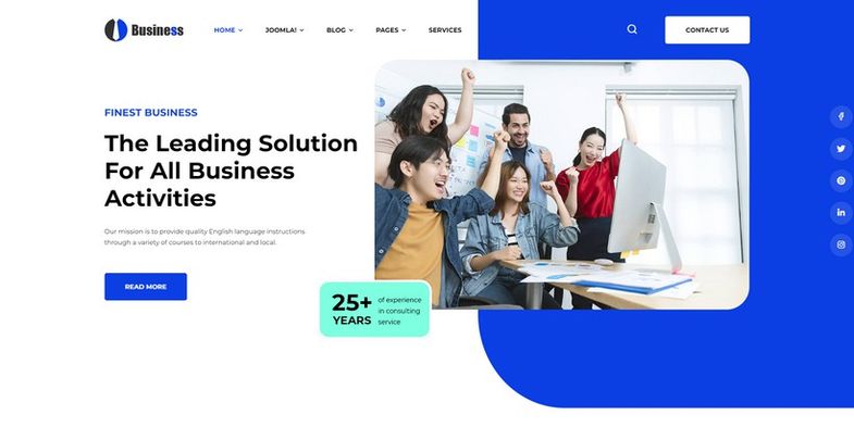 Business - Responsive Business Consulting Joomla Template
