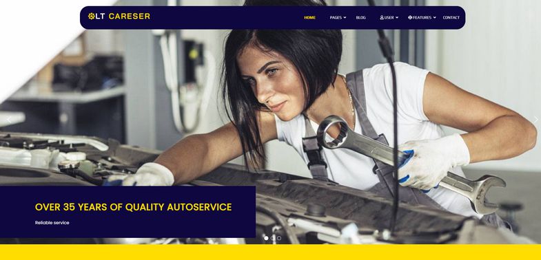 Careser - Automobile Service, Repairs, Parts Joomla 4 templates
