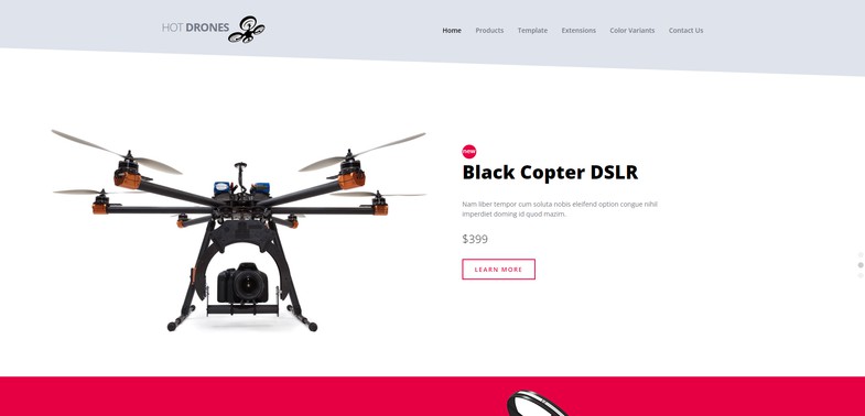 Drones - Professional Drones Websites Joomla 4 Template