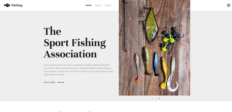 Fishing - Joomla 4 Template for Fishing Clubs, Fishermen Companies