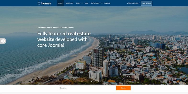 Homes - Joomla 4 Template for Complex Real Estate Agency Website
