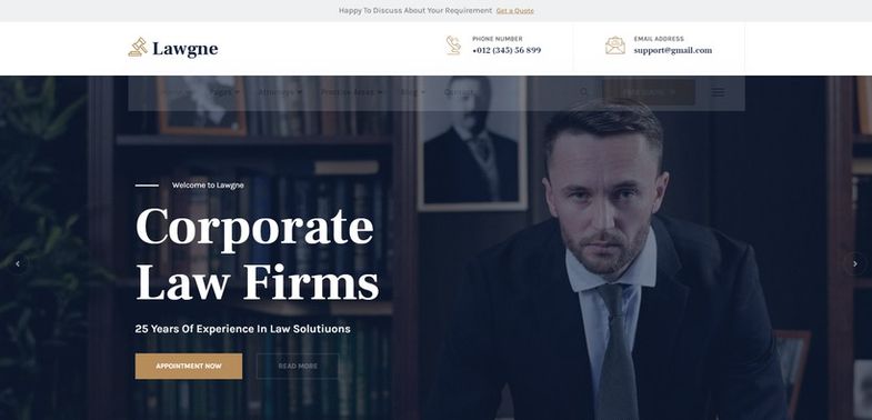 Lawgne - Joomla Template for Attorney & Lawyers