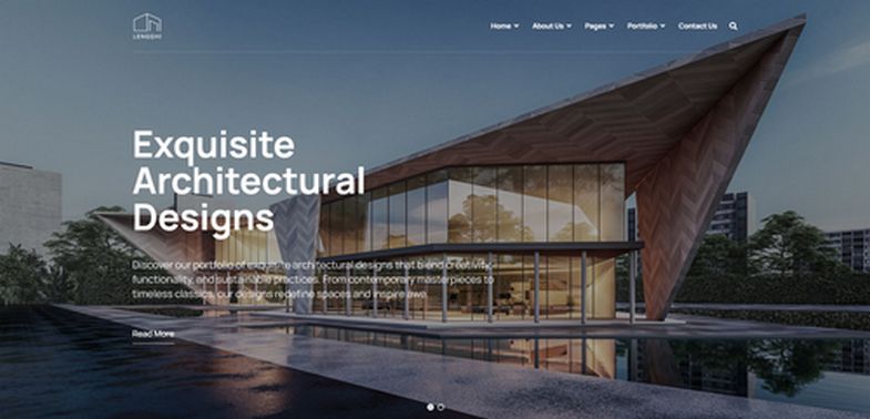 Lengghi - Joomla Template for Architects and Interior Designer