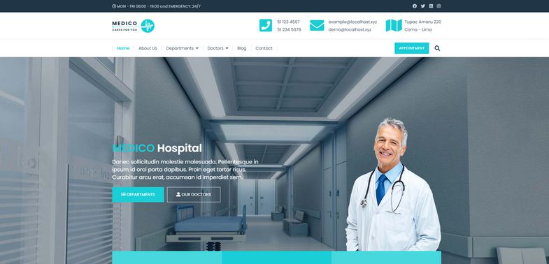 Medico - Joomla Template For Healthcare With Prebuilt Websites