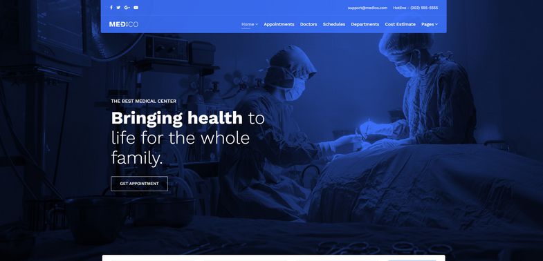 Medico - Joomla Medical Template for Hospital, Clinic & Healthcare Sites