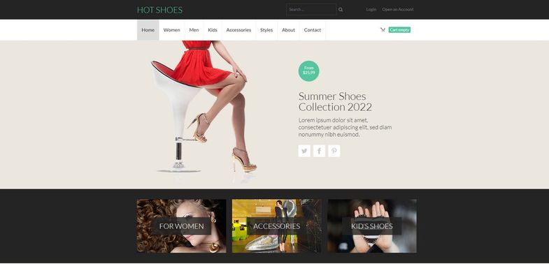 Shoes - Responsive eCommerce Joomla 4 Template