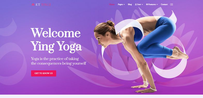 Yoga - Fitness Schools and Yoga Instructors Joomla 4 Template