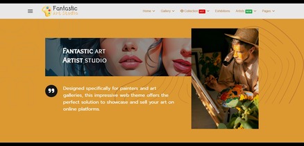 Fantastic - Art Gallery and Photography Joomla Template