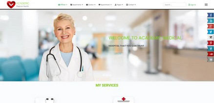 Academic - Professional Medical and Health Joomla 4 Template
