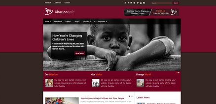 Charionsafe - Charity Professional Joomla 4 and Joomla 3 Template