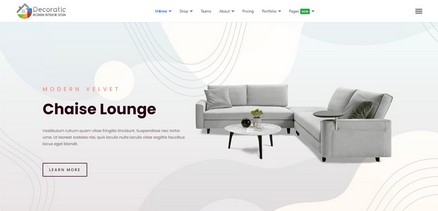 Decoratic - Furniture and Interior Design Joomla 4 Template