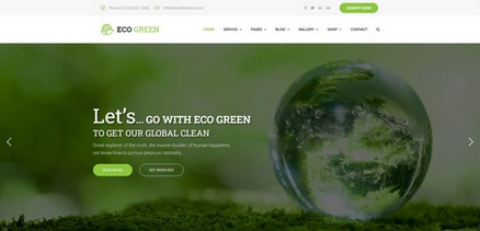 Eco Green - Environment, and Renewable Energy Joomla 4 Template