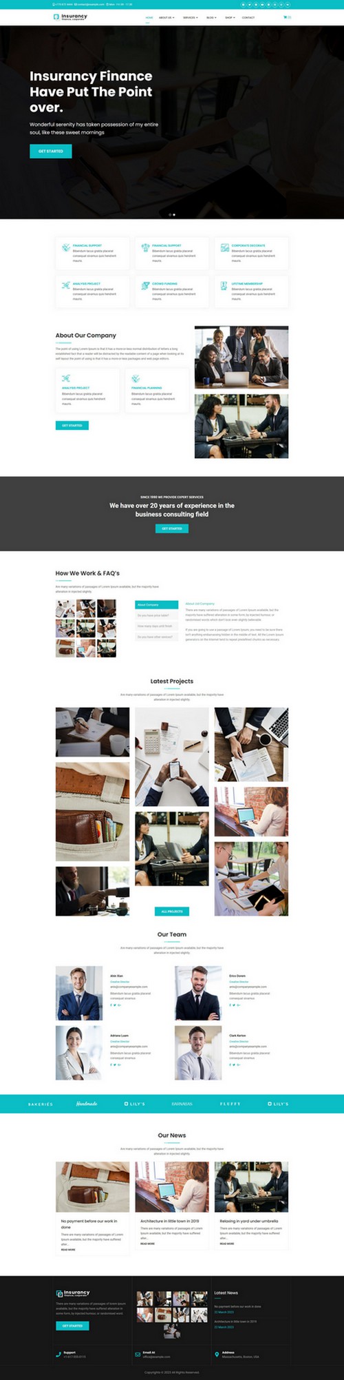 Insurancy - Insurance Business with Page Builder Joomla 4 Template