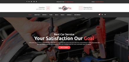 Mr Fix - Car Repair Service Business Joomla Template