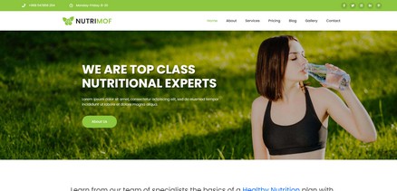 Nutrimof - Nutritional & Health Joomla Template