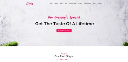 Silvia - Professional Fast Food & Diner Joomla 4 Template