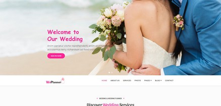 WePlanner - Wedding & Wedding Planner Joomla 4 template