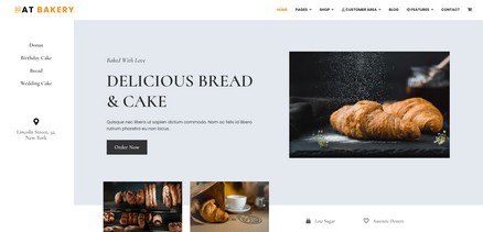 Bakery - Premium Bakery and Bread Store Joomla Template
