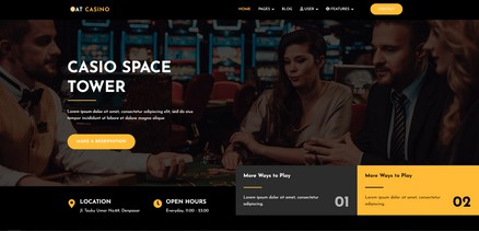 Casino - Casino Game Center Joomla Template Website