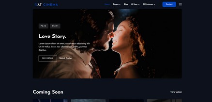Cinema - Cinema Movie Industry Joomla Template Website
