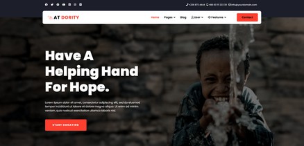 Dority - Charity Non - profit Organization Joomla 4 Template