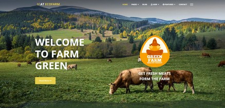 Ecofarm - Joomla Template for Farming Business & Services