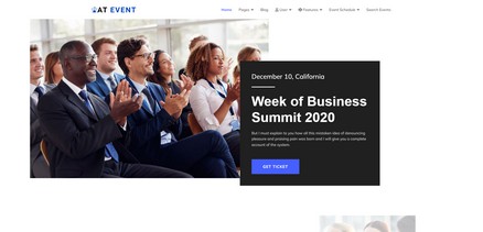 Event - Events and Conferences Joomla Template
