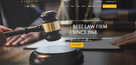 Law - Responsive  Law Firms and Lawyers Joomla 4 Template