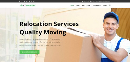 Movery - Logistics Services & Transport Joomla Template