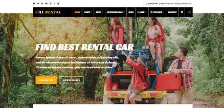 Rental - Responsive Joomla Car Rental Website template