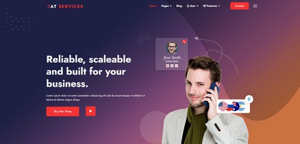 Services - Business & Services Joomla Template Website