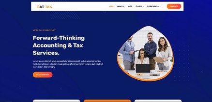Tax - Accounting, Consulting, Tax Joomla Template