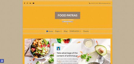 FOOD  - Professional Joomla template perfect for food blogs