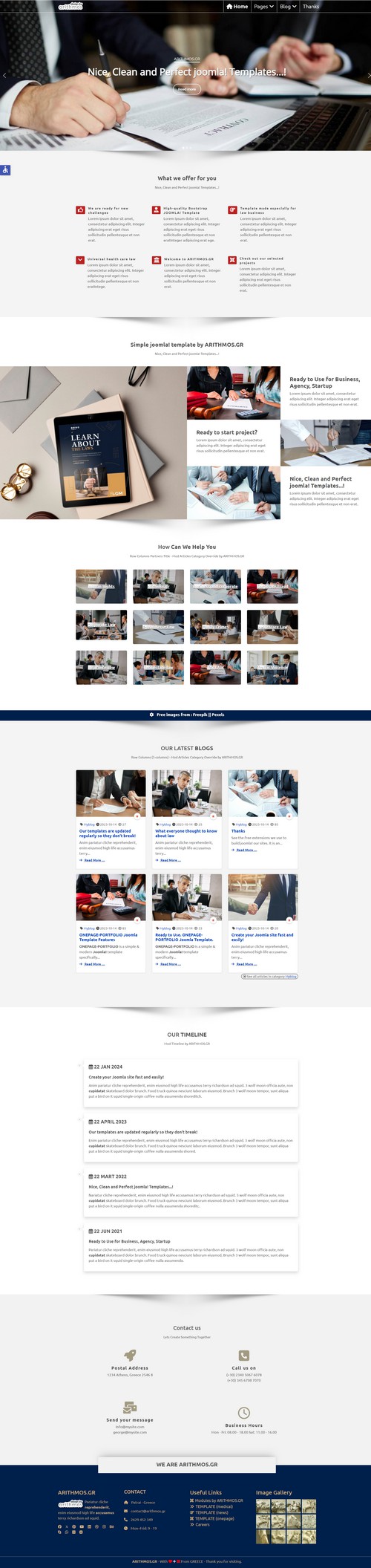 LAW - Patras - Law firms and lawyers Joomla Template