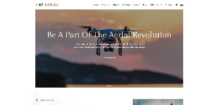 Aerial – Responsive Drone Shop Joomla Template