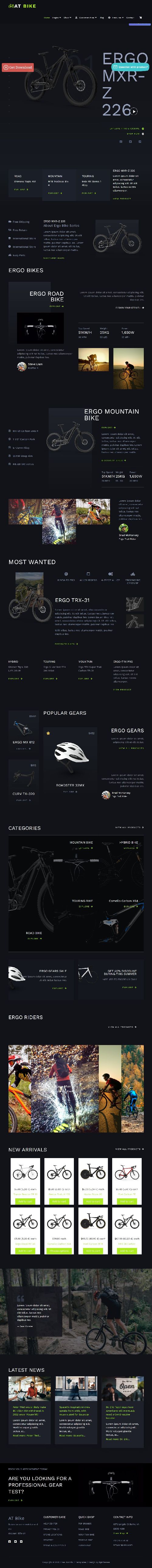 Bike - Bikes & Motorcycles Joomla Template Website