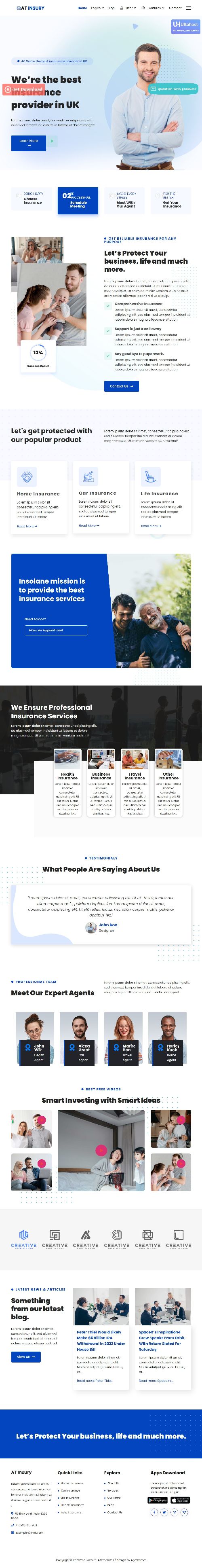 Insury - Insurance Sector Broker Joomla Template Website
