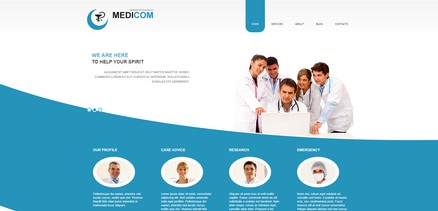 Medicom - Clean and Creative Medical Joomla Template