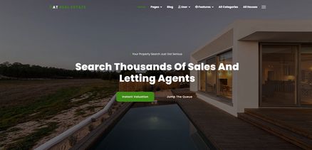 Real Estate - Free homes for rent / real estate Joomla template