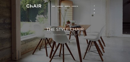 Chair - Modern Portfolio Template for Joomla 4 Sites