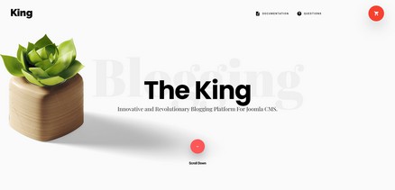 King - Powerful Blog, Magazine, News Joomla 4 Template