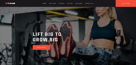 Stone - Joomla 4 Template for Gyms, Sports Clubs, Fitness