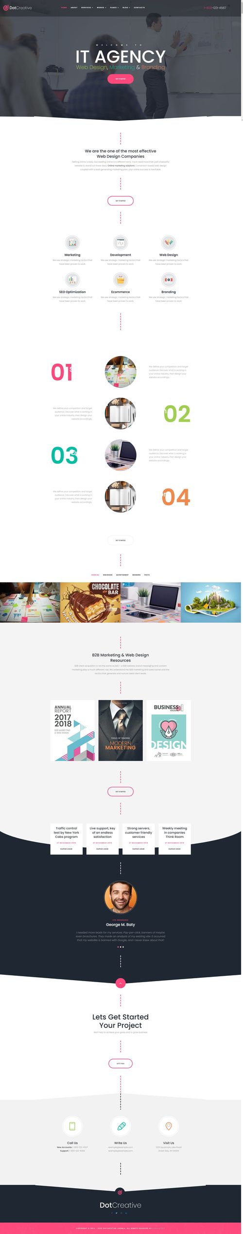 DotCreative - Web Design Agency Websites Joomla Template